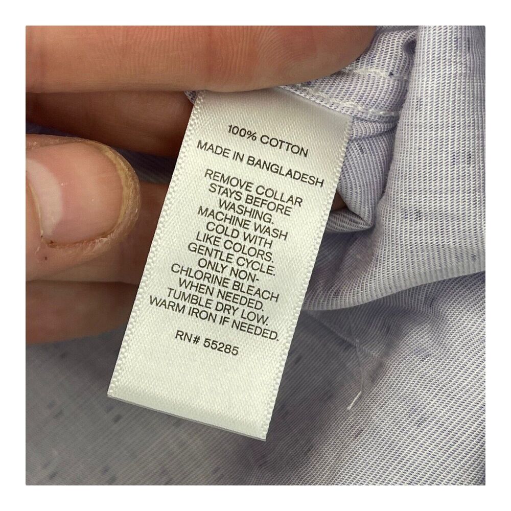 Express Button Up Shirt Men’s Small Multicolor Stretch 14-14 1/2 - Picture 7 of 8